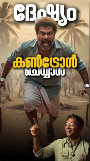 Dr Ramzal Thattarakkal on Instagram: "പെട്ടെന്ന് ദേഷ്യം പിടിക്കുന്നവരാണോ?? 😡 😡 😡😡🧠 “Train your brain to pause before you explode!” When you feel your anger rising — don’t fight it. Time travel mentally. Ask yourself: “How will I see this same problem 10 days or 10 years from now?” That single question shifts your brain activity from the amygdala (emotional reaction center) to the prefrontal cortex (rational thinking center). Result? You cool down faster and respond — not react. 📍This is ca