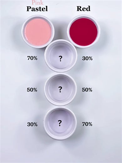 Mixing Pink Pastel and Red: Color Blending Techniques