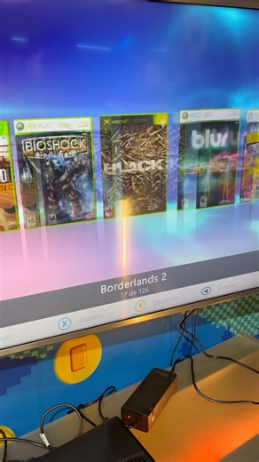 Xbox 360 RECHEADO de jogos! #gamer #shorts #xbox