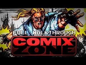 COMIX ZONE 1995 (SEGA Genesis\\Mega Drive) Full Walkthrough Longplay