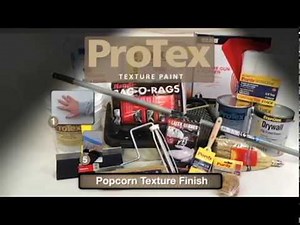 Popcorn texture finish with ProTex Texture Paint