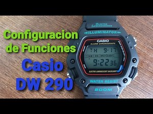 Casio DW 290 1V Function Settings