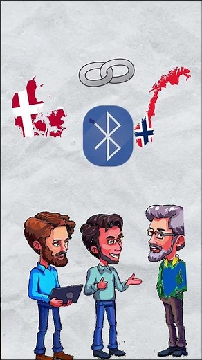 The Story of Bluetooth: WHERE Does The Name Come From - Viking king Harald of Denmark #shorts