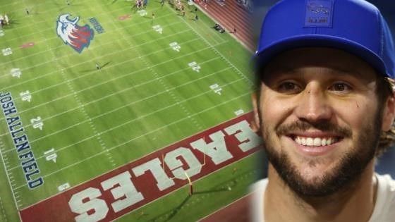 'A field where a dream began': Firebaugh High School dedicates football field to Josh Allen