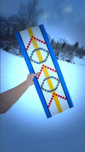 I built a Lego snowboard… #Lego ￼