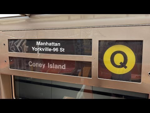 BMT Broadway Express: R68A (Q) Train [Yorkville-96 St to Coney Island-Stillwell Av #2]