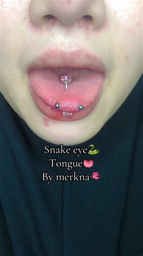 Snake Eye and Tongue Piercing Tutorial