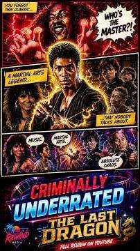 🚨Criminally Underrated: The Last Dragon Might Be the Coolest Movie of the 80s!