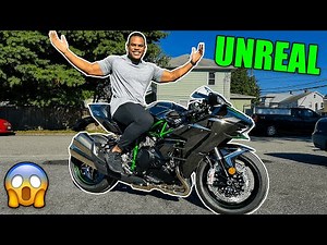 TAKING DELIVERY of my NEW KAWASAKI NINJA H2 *Emotional* 🥲