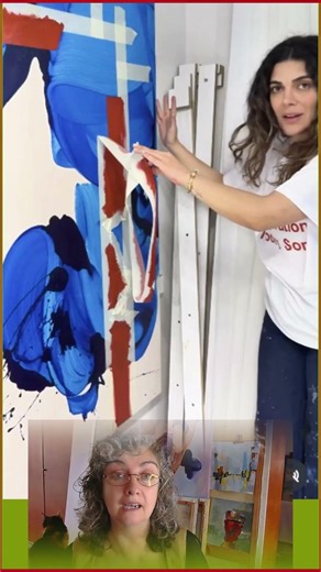 Crear espacio dentro de un cuadro. #clasesonline #profesoradepintura