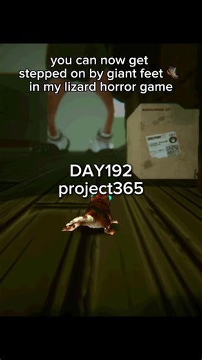 I added a mechanic for people with foot fetish to enjoy the game. You can now be brutally stepped on 😛