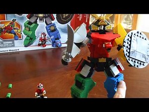 [HD] Mega Bloks Power Rangers Samurai MegaZord Review, Set 5785