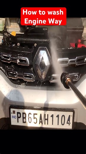 Perfect and Easy Way to clean engine Compartment #automobile #cleaning #detailing #satisfying #tips