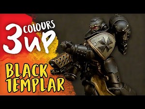 Grimdark Black Templar Painting Tutorial | Warhammer 40,000