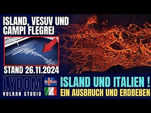 Vulkan UPDATE: Island und Italien aktuell - Viele Erdbeben und ein Ausbruch