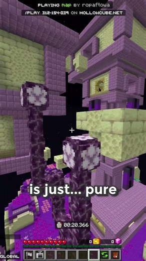 Speedrunning a Minecraft Parkour Map in 40 Seconds