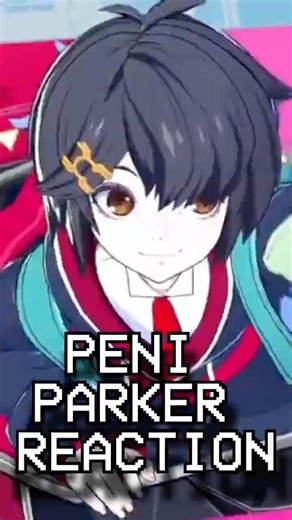 PENI PARKER REACTION (Marvel TOKON) #marveltokonfightingsouls #marveltokon #anime