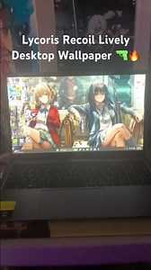 My Lycoris Recoil Lively Desktop Wallpaper 😎🔫🔥 #lycorisrecoil #chisato #takina #desktopwallpaper