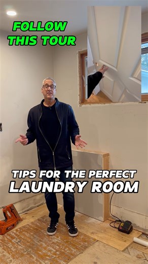 4.7K views · 14 reactions | Your Laundry Would Be Better if You Just Follow These DIY Tips! You’ll Love the Difference These Ideas Make When Planning a Laundry Room. Follow this Series from Demolition to the Final Reveal. SAVE THESE EPISODES. #reels #trending #viral #series #diy #remodeling #diyprojects #renovation #home #homeimprovement #laundry #laundryroom #carpentry #plumbing #design | Interior Trend Inc. | Facebook