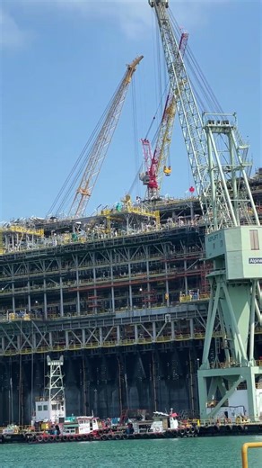 World’s biggest floating production, storage, and offloading (FPSO) vessel #shorts #bigship
