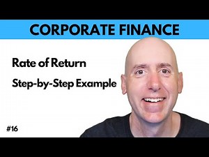 FIN 16 Calculating the Rate of Return