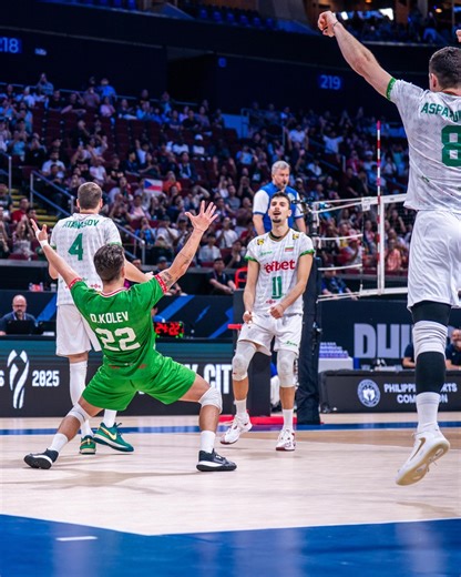 716K views · 26K reactions | #Philippines2025 Bulgaria DOES IT!  With a 3-1 win they book their ticket to the World Championship Final - their first in 55 years. An incredible achievement for this young, fearless team that will now play for gold. ✨  Watch the REPLAY on VBTV: https://bit.ly/3Bjc3Ui  Grab your World Champs Merch: https://links.vb.tv/4goZVBM  #Volleyball #MWCH #ElectrifyingPhilippines | Volleyball World | Facebook