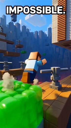 Impossible Parkour Map in Minecraft 😱 | #MinecraftShorts #ParkourChallenge #MinecraftParkour 🧗🔥