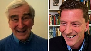 TV host finally meets 'Law & Order' star who played his dad in a movie