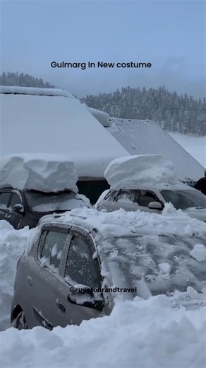 Ruya Tour and Travel on Instagram: "Snow in Gulmarg, Gulmarg in snow ❄️ Fresh snowfall has once again transformed Gulmarg into a living postcard of winter. Thick layers of snow blanket the meadows, pine forests, and mountain slopes, creating a flawless white landscape as far as the eye can see. Recent snowfall measuring around 50 centimeters has reshaped the region, covering every trail and rooftop, and turning Gulmarg into one of the most enchanting winter destinations in the Himalayas. In the 