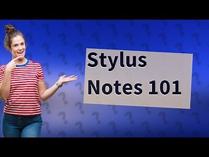 How do I write notes with stylus in OneNote?