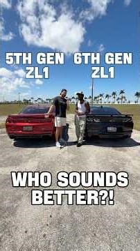 5th Gen ZL1 vs. 6th Gen ZL1 REV BATTLE!!🔥