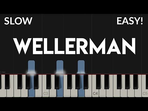 Wellerman - New Zealand Folk Song | EASY Piano Tutorial