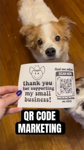 QR code marketing tip for online sellers to redirect traffic to your links! #shorts #marketing #ebay