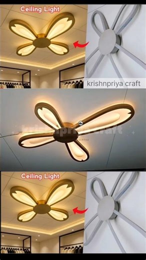 How to Make BIG Modern LED Ceiling Light | DIY Unique Home Decor | Largest LED Surface Lamp Design