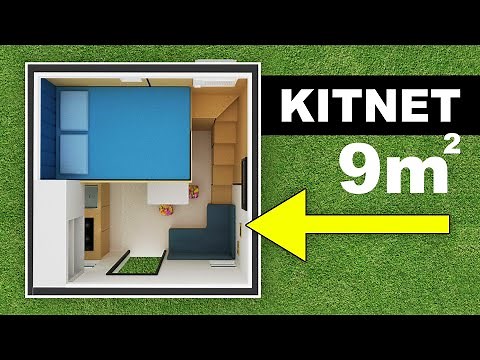 COMO É A KITNET com 9 METROS QUADRADOS do Viver de Kitnet