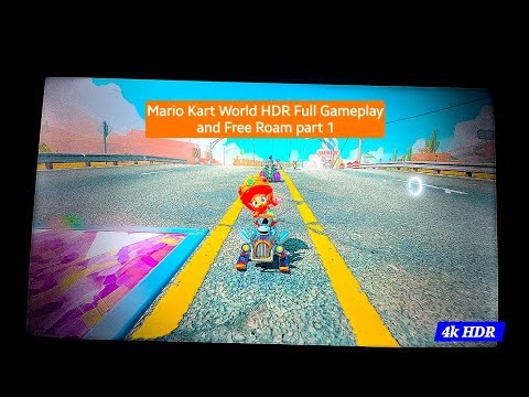 Mario Kart World: 4k HDR Full Gameplay part 1