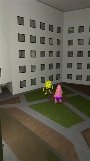 SpongeBob & Patrick Attack in GMod #shorts