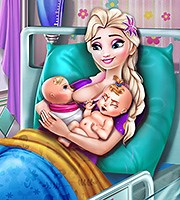 Elsa Mommy Twins Birth