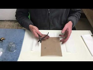 #23 Ferguson TED20 Making a Filter for the Fuel Sediment Bowl