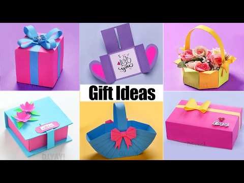 6 Easy DIY Gift Ideas with Paper 🎁 | Simple Handmade Gifts | Paper Craft Ideas