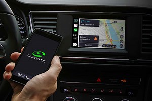 Coyote compatible avec Apple CarPlay et MirrorLink