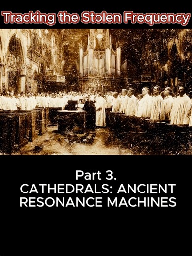 Tracking the Stolen Frequency Part 3: CATHEDRALS: ANCIENT RESONANCE MACHINES #theblackboxhistory #historysfinalwitness #hiddenhistory #432hz #ancientresonance What if the