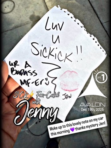 S!CK⚡️Fan-Collab w/ Jenny 🫶📝💋 Part 1 (of 2) #AvalonHollywood 🎉 @Sickickmusic #InsomniacEvents 🎉 Dec 19th, 2025 🎉 . 🎞 #TwoSuayVasanas (IG) 🔊 #SickickMusic . ✂️ @freqlrynx . #SiCKfanCollab #SpreadTheSiCKness #TheSickUniverse // #SickickClips #TheShinyBoys #SickickArmy #SickSociety #CanadianArtist