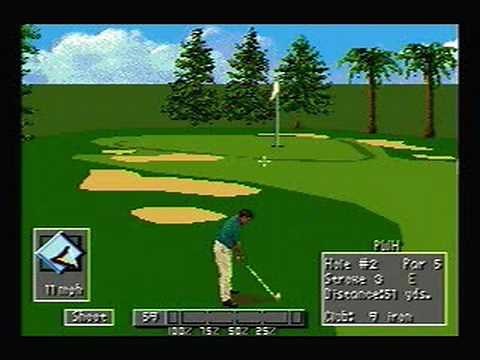 PGA Tour 96 - SNES Gameplay