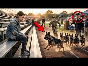 They Said She Didn't Belong There — Then Every Military K9 Ran to Her