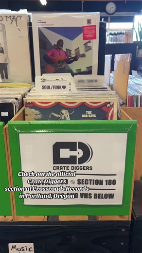 Did you know that Verbz of the Crate Diggers podcast sold records at a record store? Check out one of the dopest record stores anywhere in the Northwest. Section 180, Green Team, deep crates of hip-hop and funk & soul. As well as a HUGE selection of VHS tapes & cassettes. That’s Crossroads Music on 82nd & Foster in Southeast Portland. #cratediggers #viraltiktok #CrossroadsRecords #hiphopvinyl #VinylCulture
