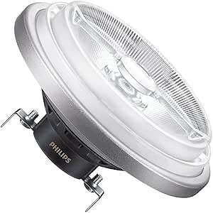 Philips LED AR111 Dimmable 8-Degree Spot Light Bulb: 610-Lumen, 3000-Kelvin, 12-Watt (50-Watt Equivalent), G53 Bi-Pin Base, Bright White, 1-pack