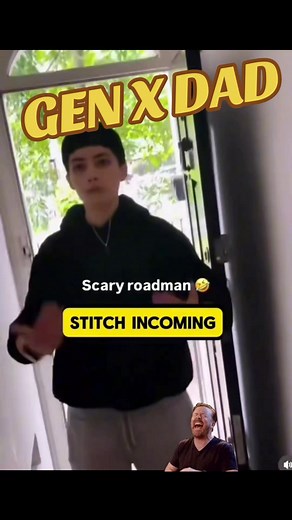 What would you do if a pink cigar smoker crossed your threshold? 😃 #stitch #dadsbelike #genxdad #genx #80skid #britishhumour #funnyseries #funnydad