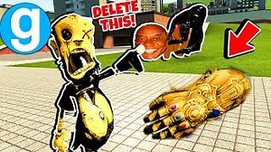 Brand New Bendy and The Ink Machine Infinity Gauntlet Part 2 - Gmod BATIM Sandbox Funny Moments