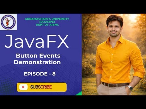 JavaFX | Button Events Demonstration